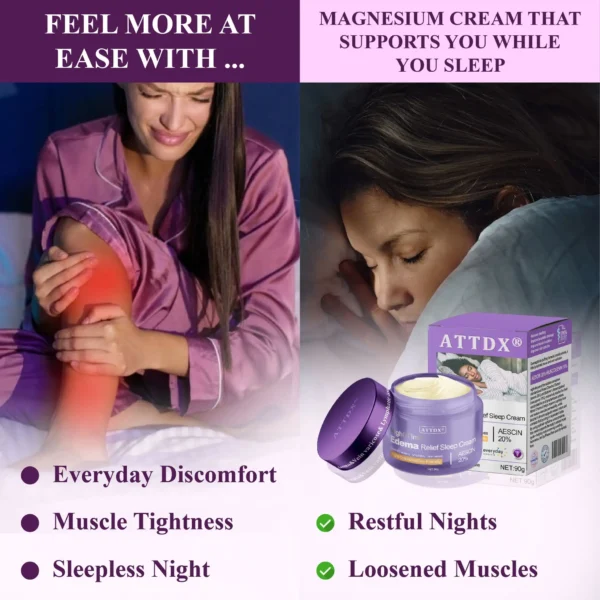 ATTDX® Night-Time Edema Relief Sleep Cream