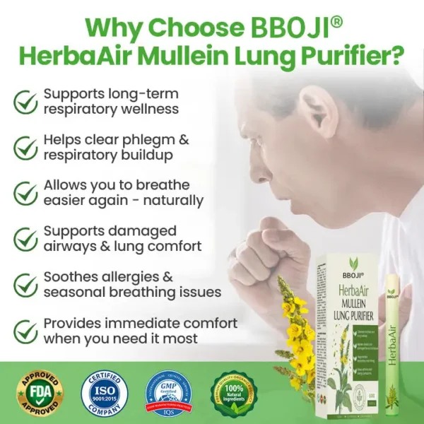 BBOJI® HerbaAir Mullein Lung Purifier