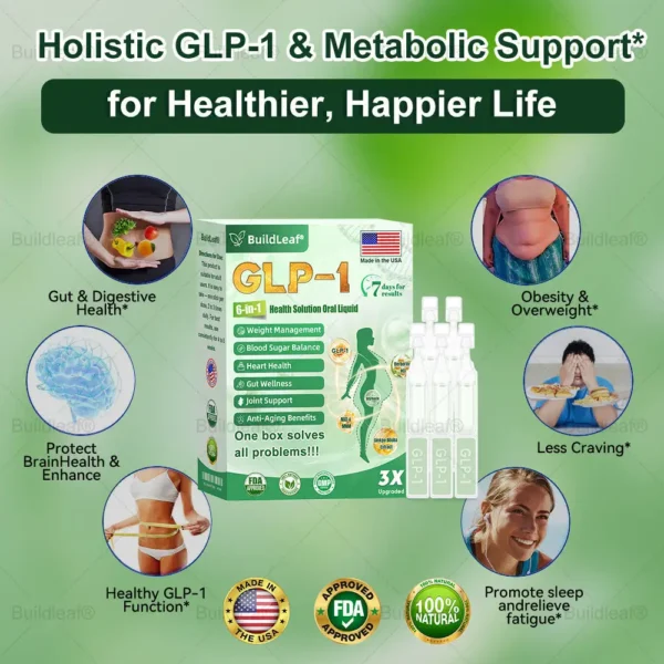 FDA 𝖮𝖿𝖿𝗂𝖼𝗂𝖺𝗅 𝖲𝗍𝗈𝗋𝖾 | 𝑩𝒖𝐢𝒍𝒅𝑳𝒆𝐚𝒇® GL𝐏-1 6-𝒊𝒏-1 𝑯𝒆𝒂𝒍𝒕𝒉 𝑺𝒐𝒍𝒖𝒕𝒊𝒐𝒏 𝖮𝗋𝖺𝗅 𝐋𝐢𝐪𝐮𝐢𝐝 (𝑱𝒖𝒔𝒕 𝒐𝒏𝒄𝒆 𝒂 𝒅𝒂𝒚, 𝘃𝗶𝘀𝗶𝗯𝗹𝗲 𝗰𝗵𝗮𝗻𝗴𝗲𝘀 𝗶𝗻 𝟳 𝗱𝗮𝘆𝘀） ✅ 𝘍𝘰𝘳 𝘰𝘣𝘦𝘴𝘪𝘵𝘺, 𝘤𝘢𝘳𝘥𝘪𝘰𝘷𝘢𝘴𝘤𝘶𝘭𝘢𝘳 𝘩𝘦𝘢𝘭𝘵𝘩,𝙙𝙞𝙖𝙗𝙚𝙩𝙚𝙨, 𝙨𝙡𝙚𝙚𝙥 𝐚𝐩𝐧𝐞𝐚, 𝐆𝐮𝐭 𝐇𝐞𝐚𝐥𝐭𝐡, 𝐣𝐨𝐢𝐧𝐭 𝐢𝐬𝐬𝐮𝐞𝐬, 𝐚𝐧𝐝 𝐦𝐨𝐫𝐞