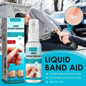 Euptate® WoundShield Pain-Free Spray –1 Minute 99.999% Bacteria Kill, Painless & Portable for All Cuts, Scrapes & Piercings!