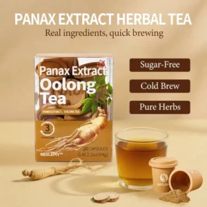 Panax Extract HERBAL Tea Energy & Strength Tea — Boost Your Vitality