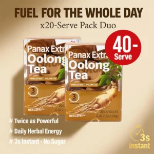 Panax Extract HERBAL Tea Energy & Strength Tea — Boost Your Vitality