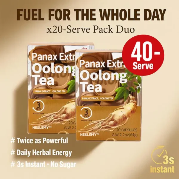 Panax Extract HERBAL Tea Energy & Strength Tea — Boost Your Vitality