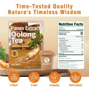 Panax Extract HERBAL Tea Energy & Strength Tea — Boost Your Vitality