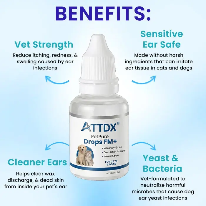 ATTDX® PetPure Pet Ear Pro Drops FM+